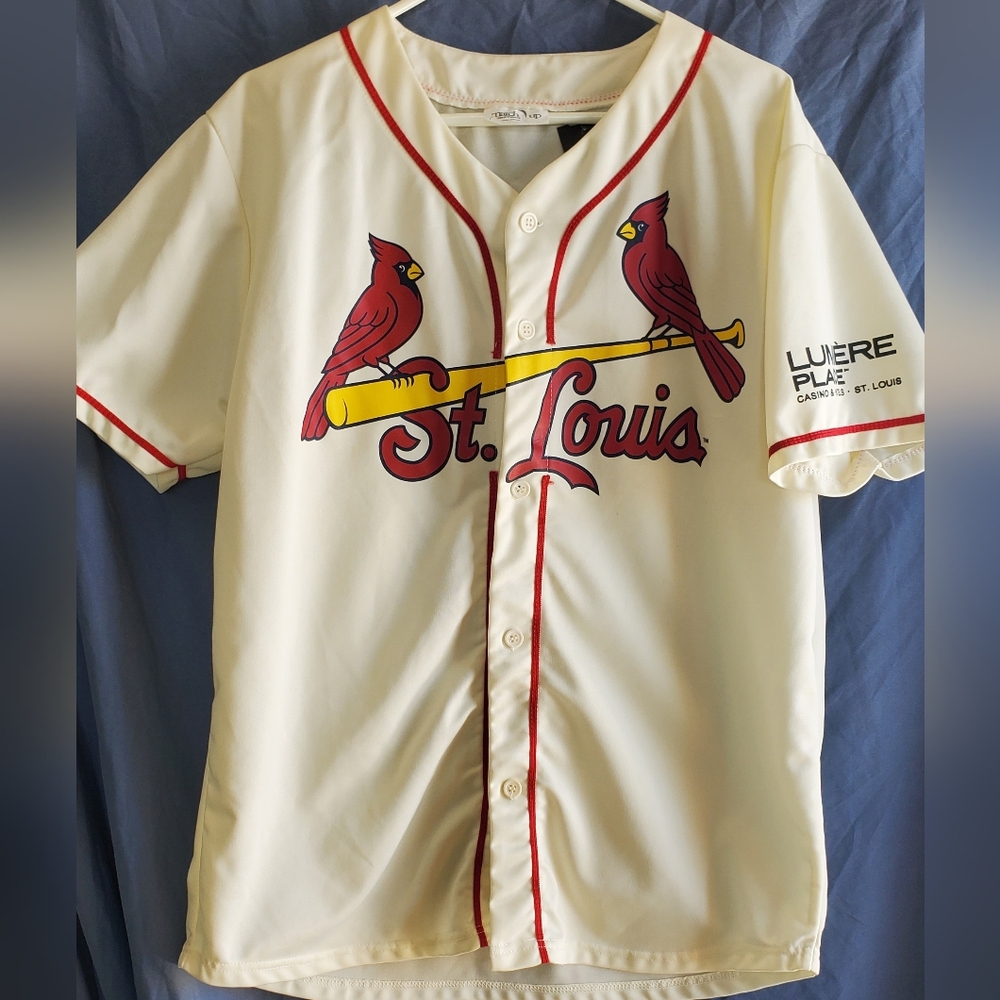St. Louis Cardinals Cream Match Up Jersey, Lumere Place